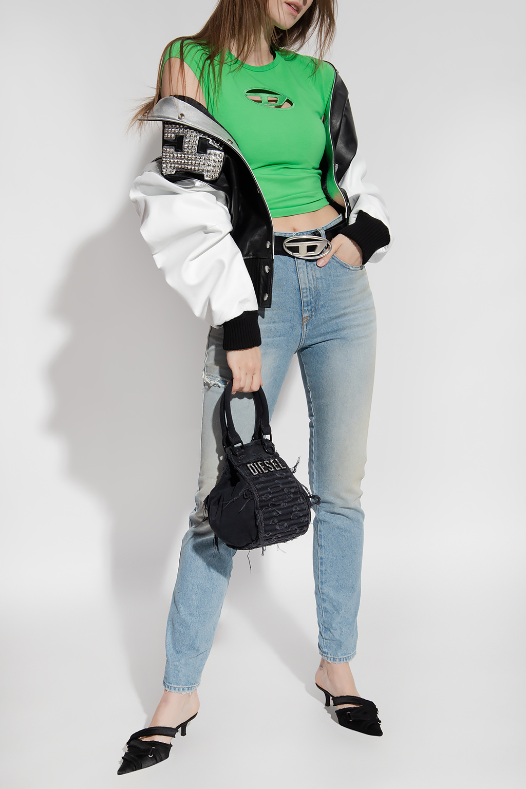 Diesel 'T - Women's Clothing | T-shirts Decote V Estampada